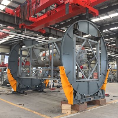 Máy quay xe bọc lớn tự động ISO Tank Rotator 20ft 40ft Swap ISO Tank Container