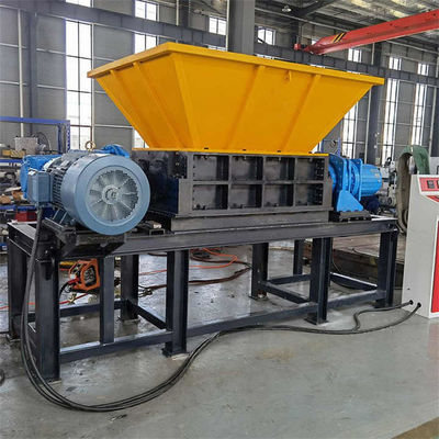 Máy nghiền bọt vải dệt may nhỏ Máy phân hạt lốp lốp rác hai trục