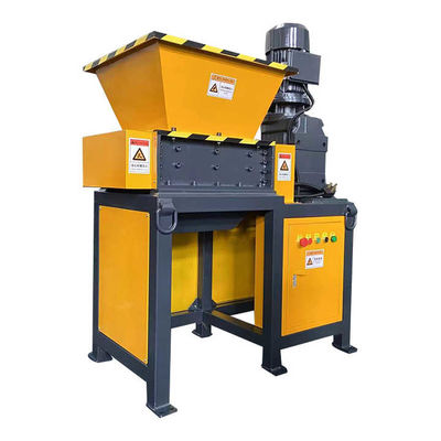 Máy nghiền kim loại trục kép di động công suất cao cho tái chế chất thải