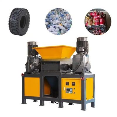 Máy nghiền chai PET nhựa đa mục đích hai trục / Máy nghiền tái chế chất thải