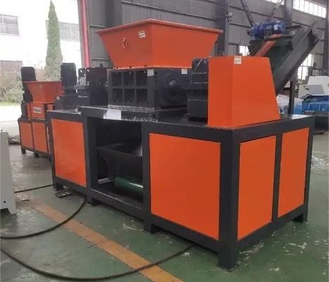 Máy nghiền rác nhựa công nghiệp Máy nghiền tự động hai trục Máy nghiền