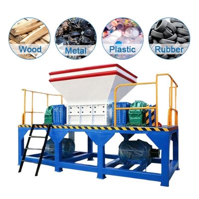Máy xé lốp lốp công nghiệp 2 trục Máy xé tái chế cao su