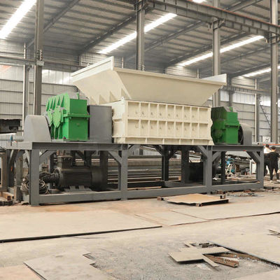 Máy nghiền mô-men xoắn lớn hai trục cho phế liệu kim loại nhựa phim cao su