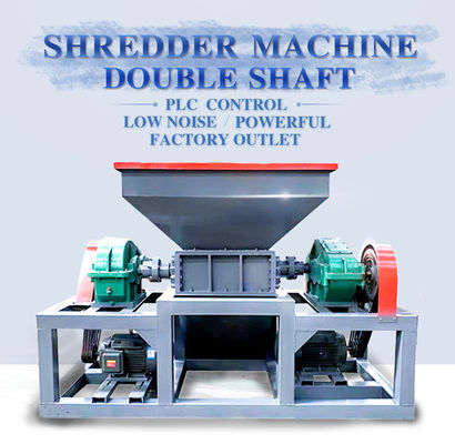 Công nghiệp đồng dây nghiền điện nhôm có thể Twin Shaft Shredder