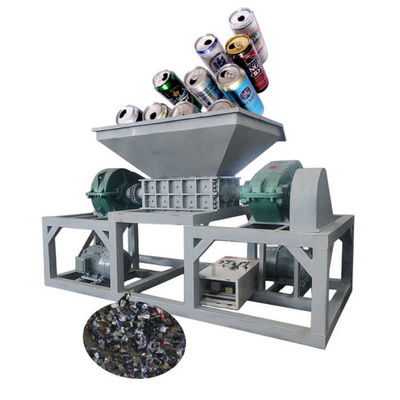 Máy nghiền rác thực phẩm Capacity Twin Shaft Metal Scrap Crusher