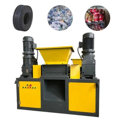 Máy nghiền chip kim loại trục kép tái chế chất thải nhựa
