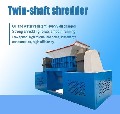 380V Heavy Duty Wood Shredder Machine Twin Shaft Wood Pallet Shredder