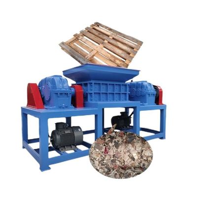 Tự động gỗ Pallet Chipper Twin Shaft Công nghiệp máy cắt gỗ