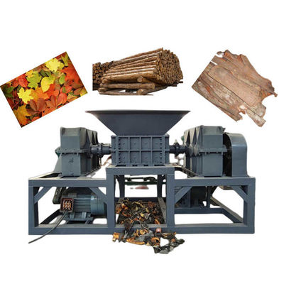 20m / min Heavy Duty Wood Shredder Máy nghiền gỗ gốm hai trục