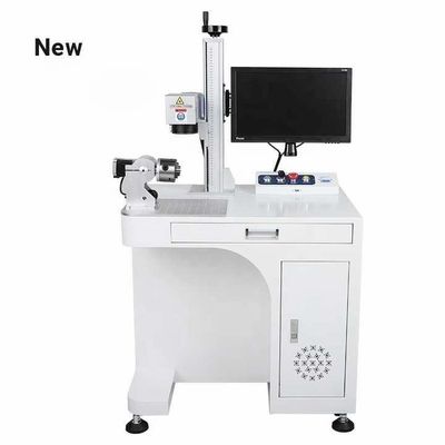 Máy đánh dấu laser sợi JPT cho kim loại nhẫn Sliver đồ trang sức nhựa ABS MC
