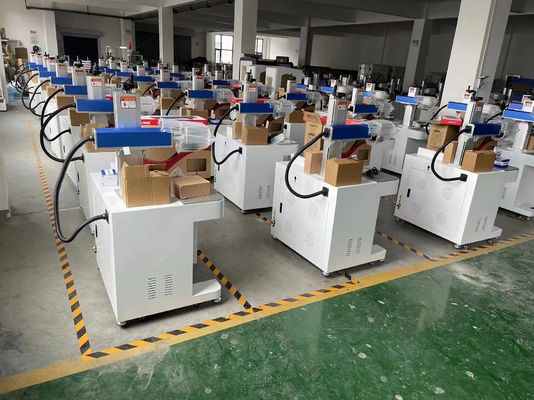 Máy đánh dấu laser sợi bàn cầm tay Máy in khắc