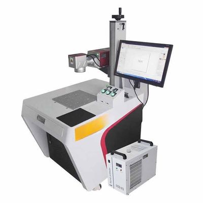 Máy đánh dấu laser thủy tinh làm mát bằng nước 5W 3W Với laser Huaray Logan