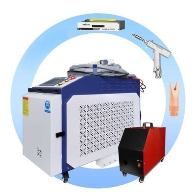 Máy hàn laser sợi cầm tay hoàn toàn tự động 3 trong 1 với máy làm mát nước