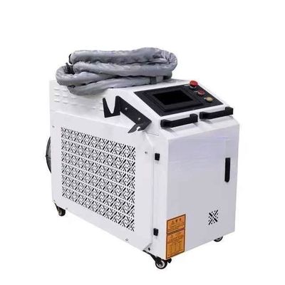 Máy làm sạch laser sợi di động 2000W cho lớp phủ sơn rỉ sét loại bỏ bụi dầu sơn