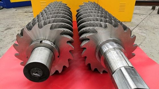Máy nghiền tái chế nhựa CE, Máy nghiền lốp kim loại gỗ pallet giấy rác