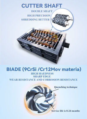 Máy cắt rác nhôm Máy tái chế cáp cao su