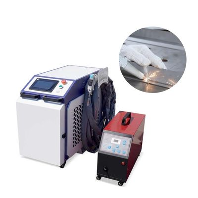 Máy hàn laser cánh tay robot 1400mm với 500W Max Output Power và độ chính xác định vị đèn đỏ