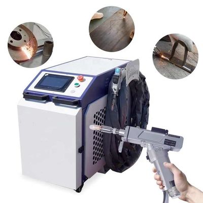Máy hàn laser làm mát bằng nước với đường kính điểm tập trung 0,2-3mm và công suất 1000W