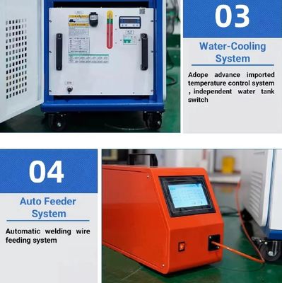 Máy làm sạch hàn bằng laser sợi 3 In1 Máy làm sạch hàn bằng laser Máy cắt hàn 1000-3000w