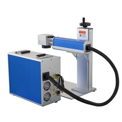 Máy đánh dấu laser Máy cắt khắc laser Máy cắt laser xoay nhỏ cho sợi kim loại thép Raycus
