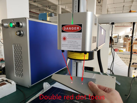 Máy đánh dấu laser bạc bằng kim loại Raycus 20W 30W 50W cho nhãn Logo bàn phím kim loại
