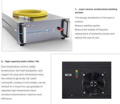 Máy hàn laser sợi chính xác với điểm tập trung mịn 100mm chiều dài tập trung