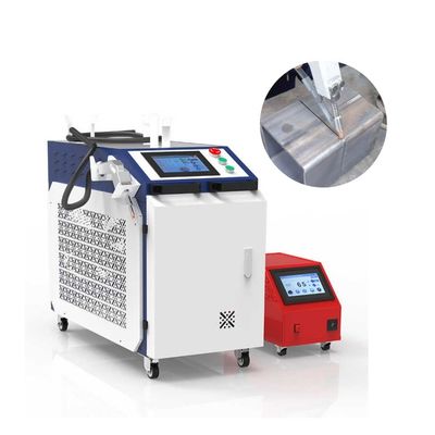Máy hàn laser sợi nhỏ gọn với độ dài tiêu cự 100mm để hàn chính xác