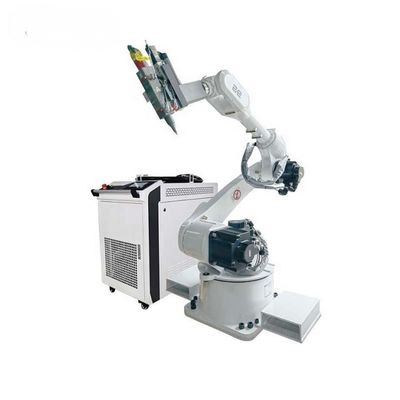 Máy hàn laser sợi chính xác với chiều dài cánh tay robot 1400mm và hệ thống làm mát bằng nước