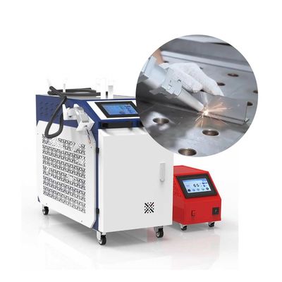 Máy hàn laser sợi 1500W 1,5mm Độ sâu hàn Đèn đỏ Độ chính xác định vị