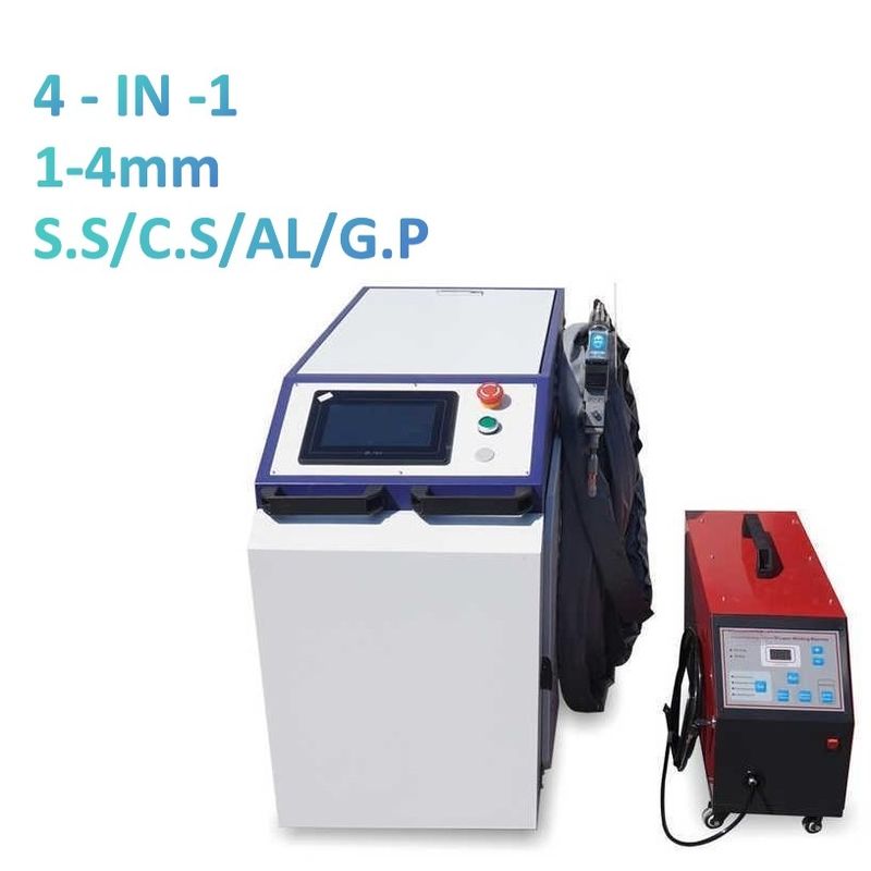Máy hàn laser sóng liên tục 4 trong 1 cho thép kim loại nhôm không gỉ