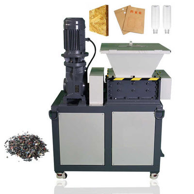 1000kg/h Máy nghiền tái chế Máy nghiền hộp nhựa hai trục Máy nghiền phế liệu di động