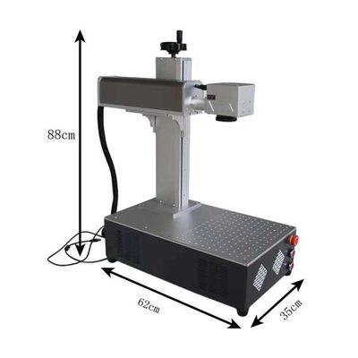 Máy đánh dấu laser sợi Mopa 20W 30W Máy khắc cắt laser đồ trang sức
